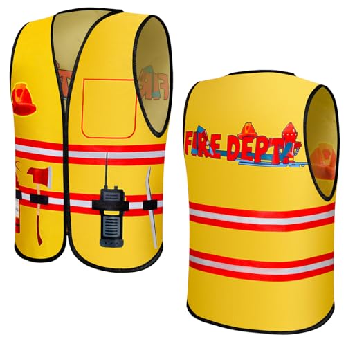 Disfraz de bombero para niños 2 piezas miniatura 1
