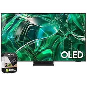 Samsung QN65S95CAFXZA 65 inch HDR Quantum Dot OLED Smart TV 2023 Bundle with 2 YR CPS Enhanced Protection Pack