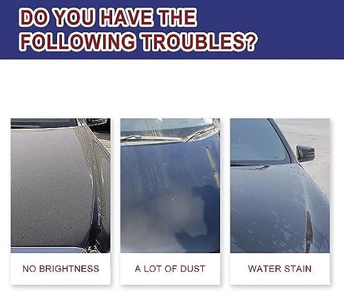 2 PCS 3 in 1 Ceramic Car Coating Spray,3 in 1 High Protection Quick Car Coating Spray,Waterless Car Wash