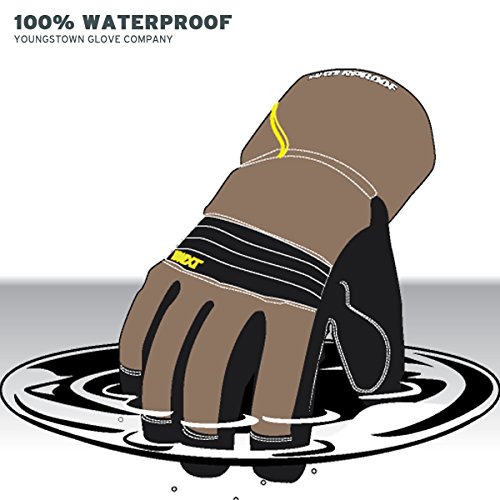 Guantes impermeables XT de 200 gramos Thinsulate gris y negro 5