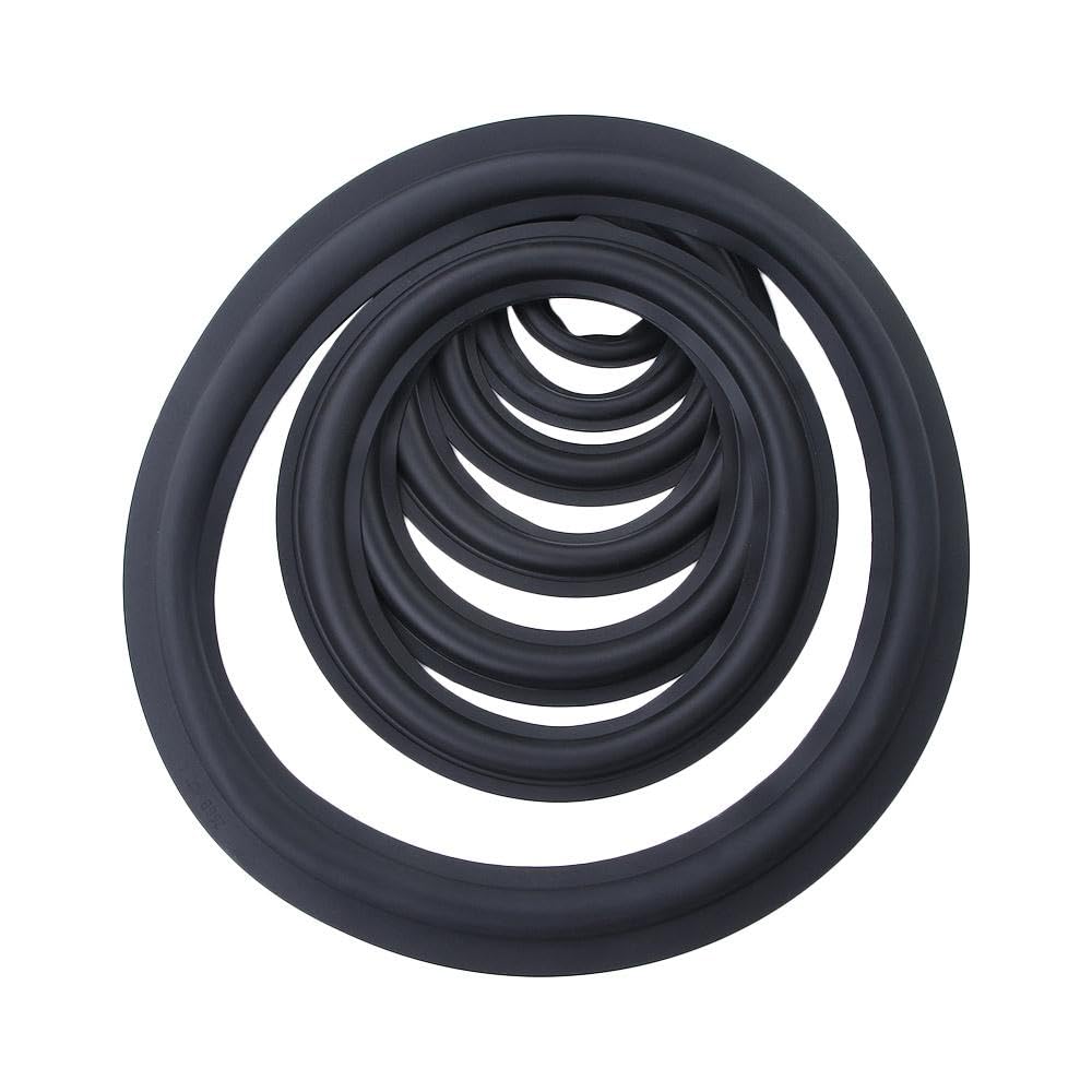 Anello di riparazione per altoparlanti pieghevole, parti di riparazione in gomma per bordi degli altoparlanti, accessori per la riparazione degli altoparlanti (20,3 cm)