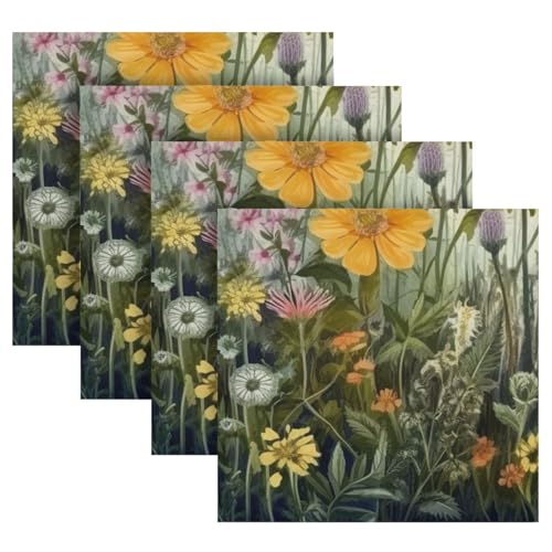 Set de 6 Servilletas de Tela de Satén 50.5 x 50.5 cm miniatura 5