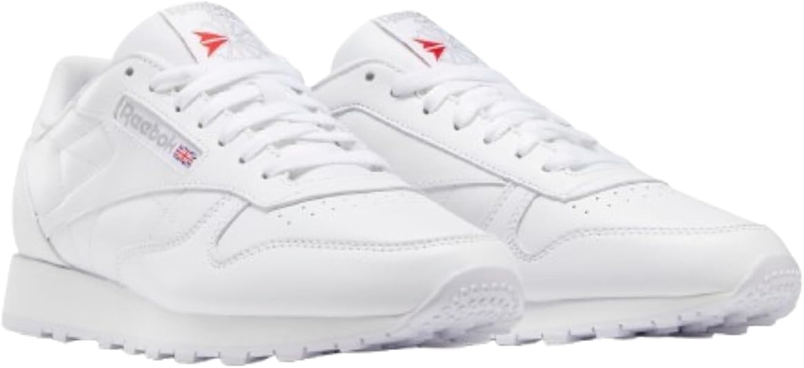 Running Course Reebok Amazon.com | Reebok Classic Leather Running Course, Ftwr White/Ftwr ...