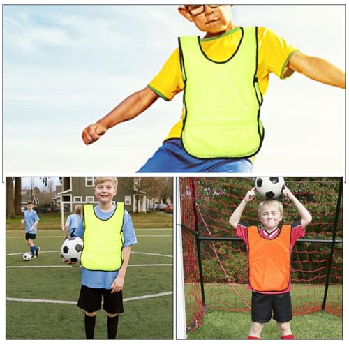 Chalecos deportivos de fútbol infantil para evitar el sudor en entrenos 3