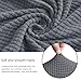 CHUN YI 2Piece Stretch Couch Cushion Covers, Sofa Seat Slipcovers for Pets, Suitable for Armchair Loveseat Sofa with Spandex Jacquard Washable Fabric (2Piece,Light Grey)