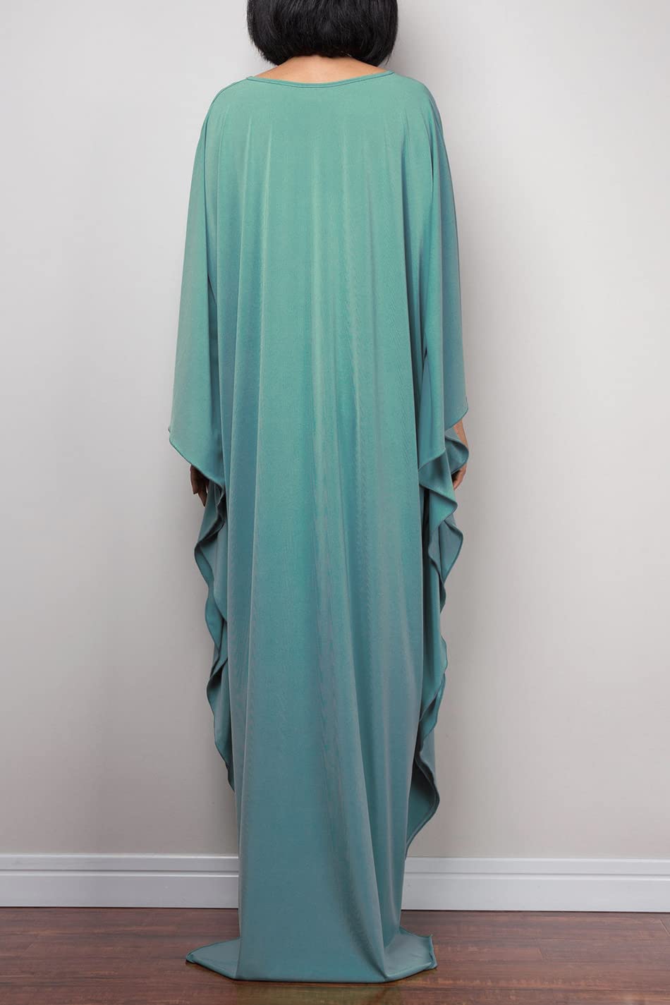 Wemen's - Vestido largo caftán bohemio para traje de baño de playa, talla única