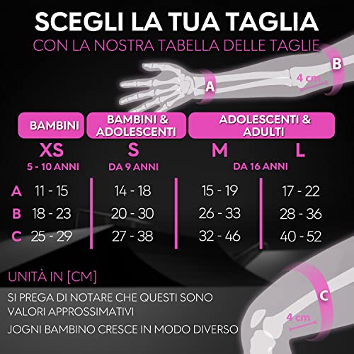 SKATEWIZ Protezioni Skateboard Bambini - Impact