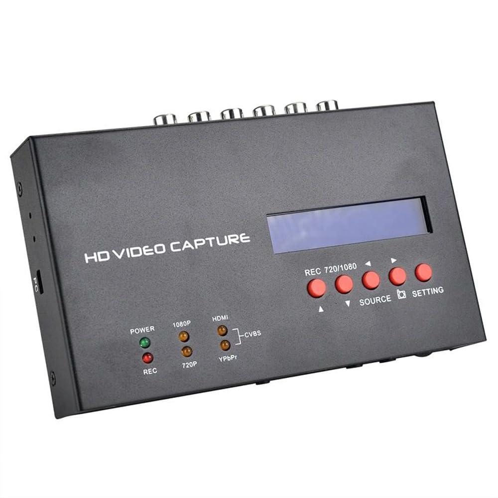 Ezcap283S YPbPr AV caja de grabación de vídeo grabación programada 1080P tarjeta de captura HDMI para XBOX PS4 Switch PC captura de vídeo Juego