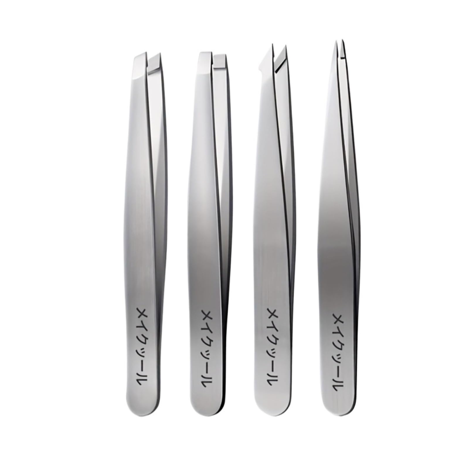 Btgyttkl Grey Eyebrow Plucking Tweezers Stainless Steel Tweezers For Eyebrows And Ingrown Hair Removal—Precision Facial Grooming Tool