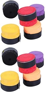 Sosoport 10 Peças Raquete De Badminton Overgrip Raquete De Tênis Overgrip Raquete De Tênis Overgrip Raquete De Tênis Overgrip Sobre Capa De Aderência Raquete De Raquete De Raquete De