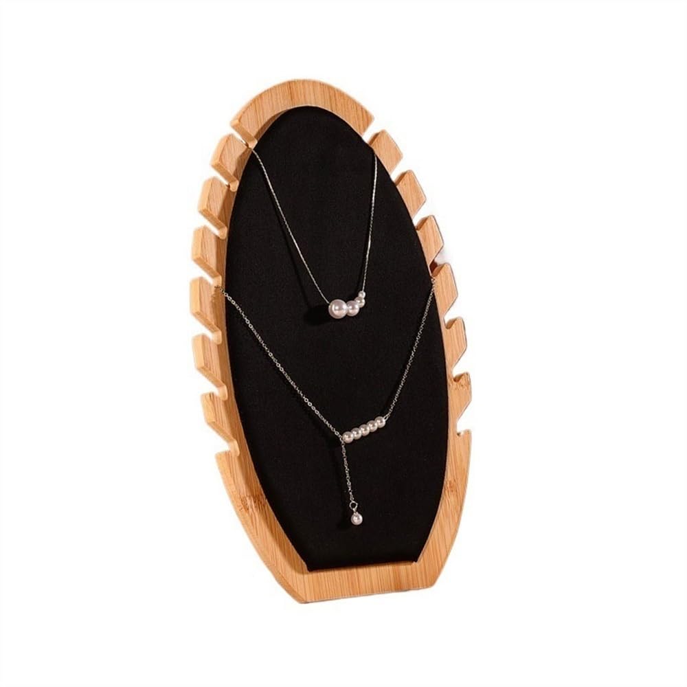 Zeng25liangOu-12 jewellery stand Creative Necklace Display Rack Pendant Display Board Jewelry Jewelry Counter Ornaments Props Large Capacity Jewelry Racks for Display and Storage(Black)