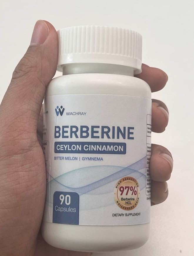 Suplemento de berberina, 1500 mg 450 cápsulas, paquete de 5 CLJ07201