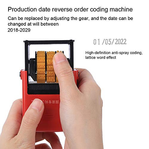 Image of Yunseity Portable Smart Date Coding Machine, Handheld Mark Printing Machine, Ink Date Printing Machine, Plastic Bag Label Adjustable Expiry Date for Industrial