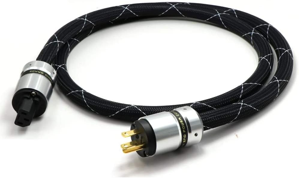 HSRG Audiophile AC Power Wire, 12AWG AC Mains Supply Cable Wire, IEC320