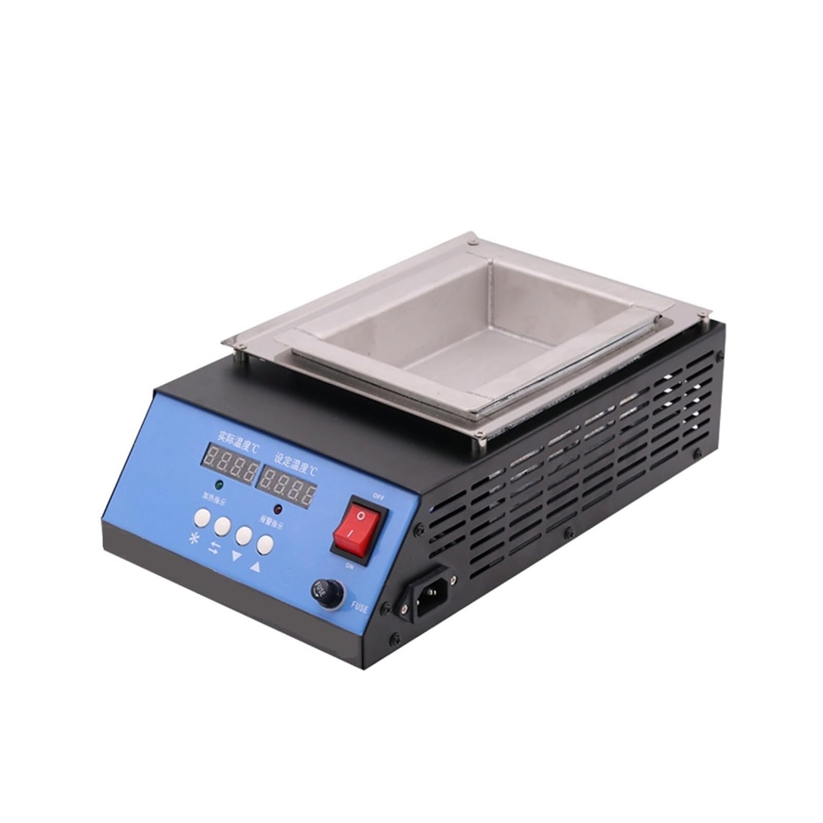 Crisol de 250W, Horno de fusión de estaño, termorregulación, baño for desoldar, 50mm a 350mm, 30~400 Grados Ajustable
