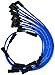 Moroso 72526 Blue Max 8mm Blue Spark Plug Wire Set, Fits 93-95 Chevrolet/Pontiac LT-1 w/Optispark Distributor
