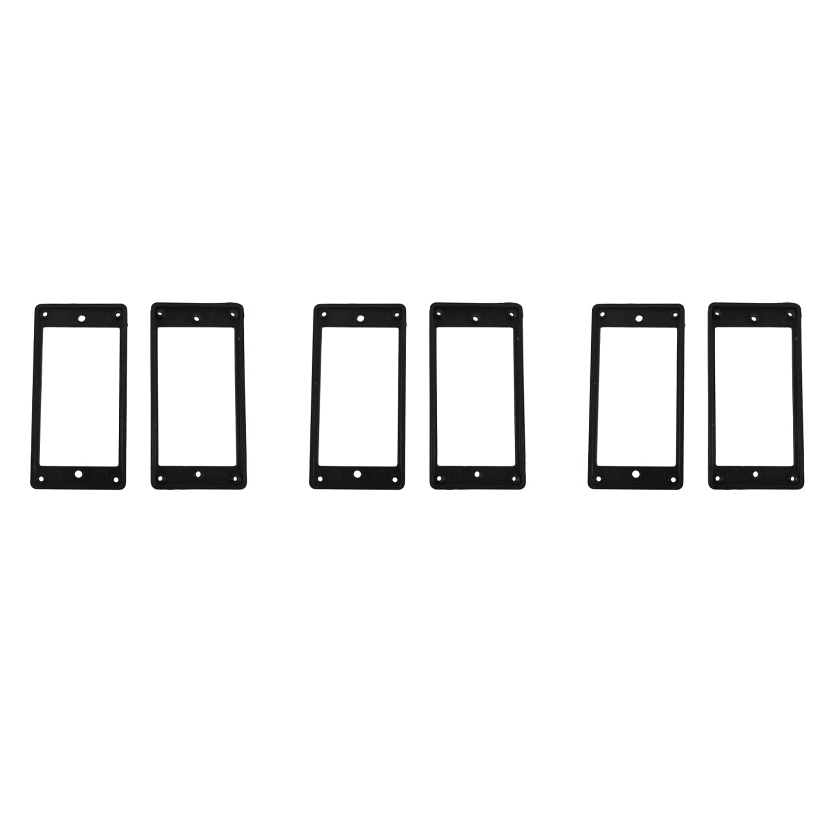 Pickup Ring Nichelato Anello Di Montaggio Piatto Nichelato Per Pickup Humbucker Chitarra - Philadelphia Luthier, MR-1897-NK Anello Metallico Nichelato - Foto 6