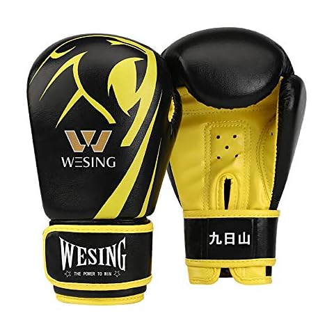 Wesing Kids Boxing Gloves for Training & Muay Thai Junior 6oz Mitts for Kickboxing, Sparring & Fighting Good for Youth Punch Bag, Grappling Dummy and Focus Pads Punching Cover