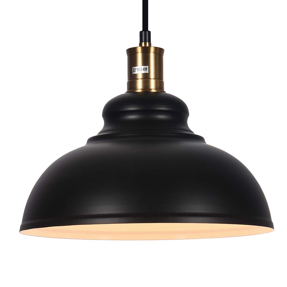 Buy OYIPRO Pendant Light Fixture Vintage Hanging Lamp Dome Lampshade