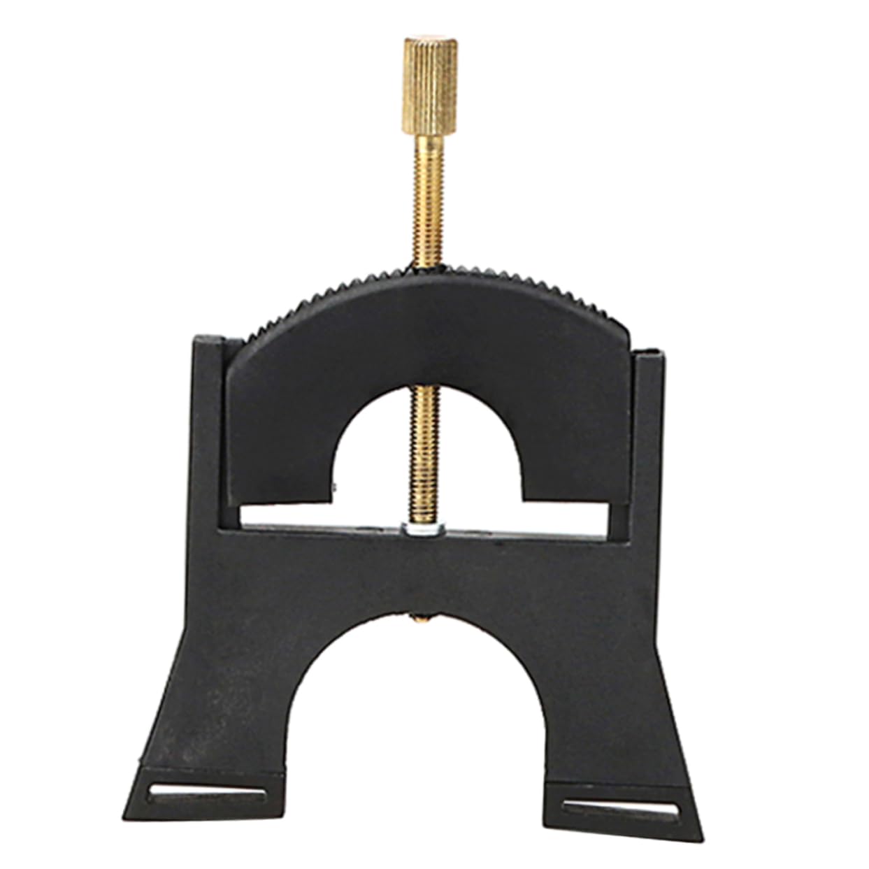 Ponticello per Violoncello B502 Strumento di Regolazione Corde Nero | Strumento per Liutai, Plastico e Ottone, Design Preciso per Cambio Ponte e Controllo Intonazione