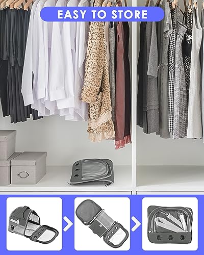 bissap guinea pig carrier bag portable small animal carrier pouch for hamster chinchilla rabbit gerbil hedgehog sugar glider outgoing travel carrying case - grey