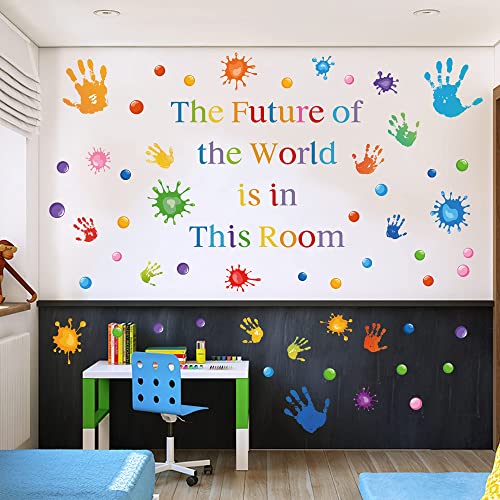 Colorful-Inspirational-Quotes-Wall-Decals-Vinyl-Paint-Splatter-Handprint-Wall-Stickers-Motivational-Sticker-Positive-Saying-Wall-Decals-for-Classroom-School-Kids-Bedroom-Playroom-Nursery-Wall-Decor