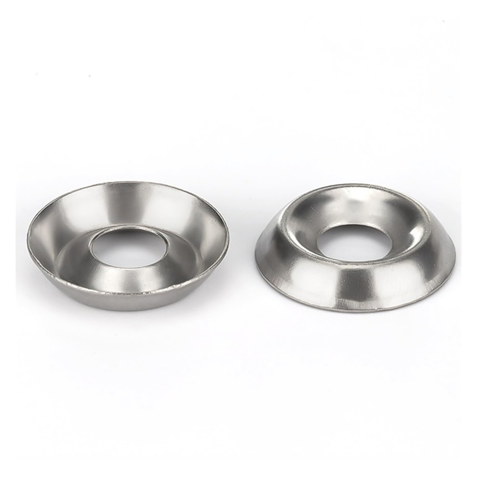 Lavacristalli di coni, Rondella conica in acciaio inossidabile 304 M3 M4 M5 M6 Rondella concava-convessa svasata Rondella decorativa cava a occhio di pesce(50PCS-M5X15X3MM)