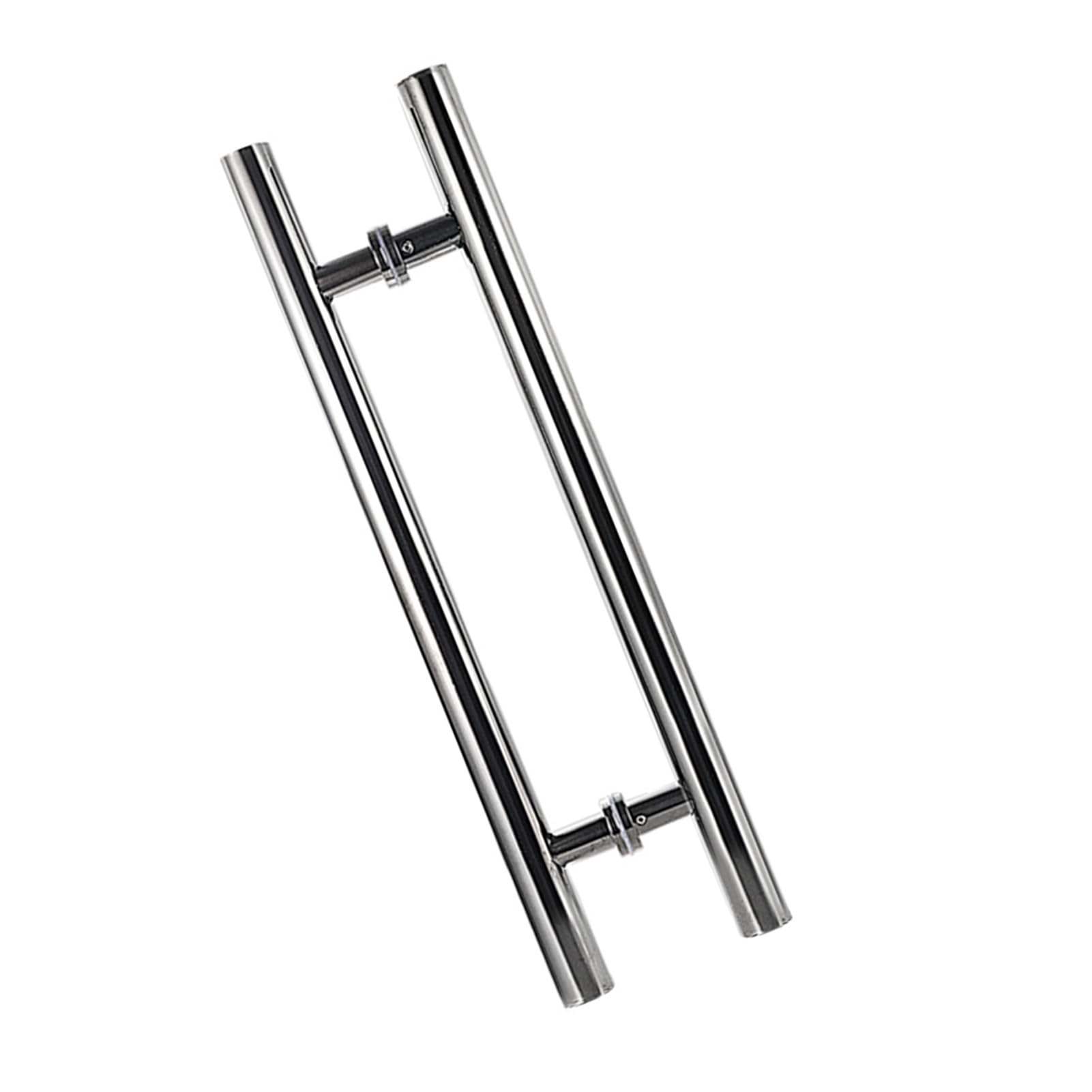 LQZAXSRDR Sliding Barn Door Handle, Stainless Steel Glass Shower Door Handle Bathroom Pull Multicolor Multiple Sizes(Silver,Pitch-800mm)