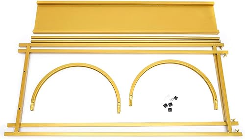 Miniatura 13 de TFCFL Perchero dorado para ropa, resistente para ropa, bolsas de metal para zapatos, organizador de ropa, estantes de almacenamiento, estante