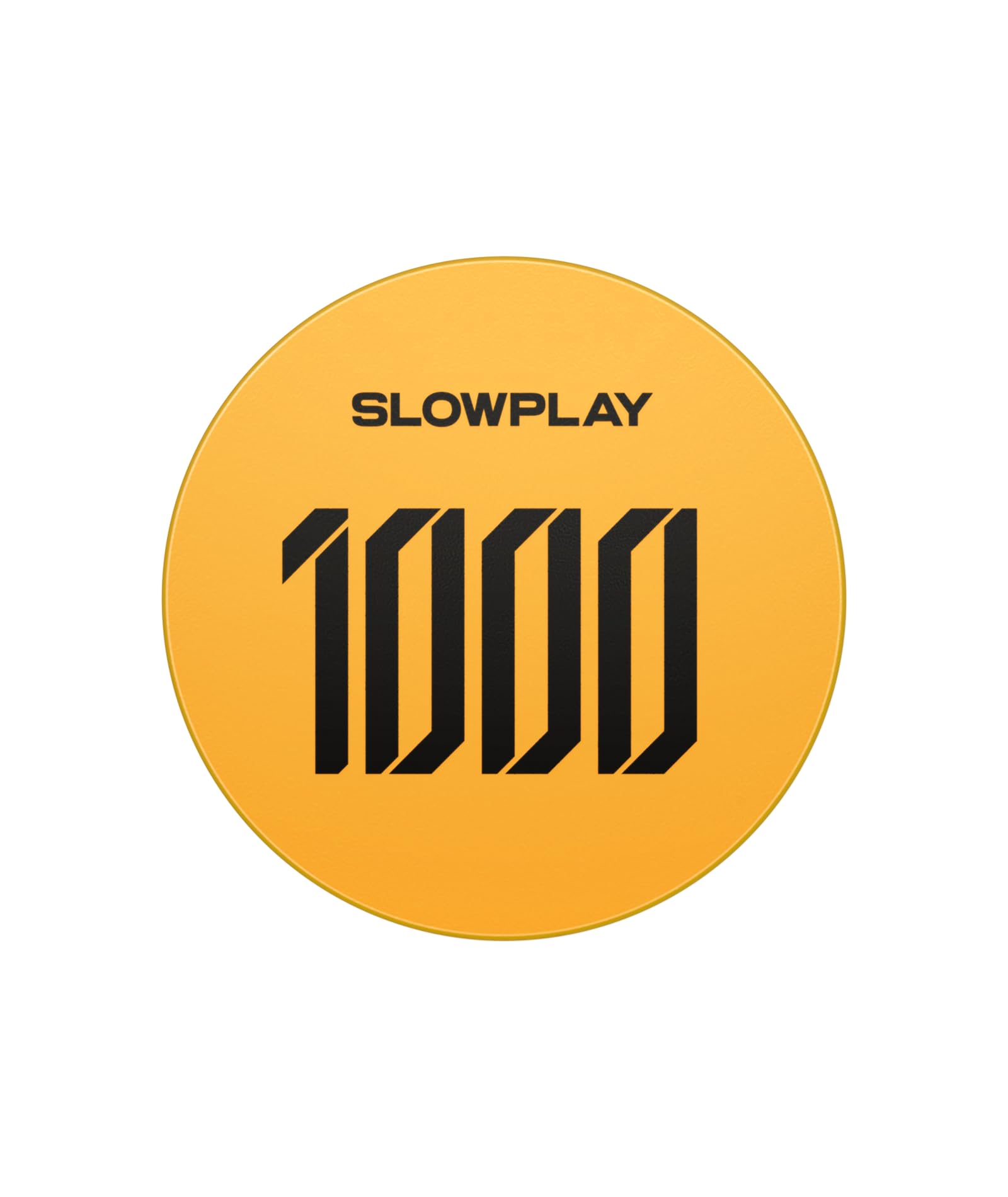 SLOWPLAY Godel Ceramic Poker Chips in Bulk, Casino Grade Ceramic 12-Gram Poker Chip for Texas Hold'em, 43mm Professional Chips Pack of 50 with Denomination of 1000