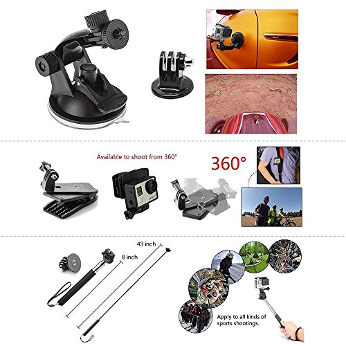 Cammate - Kit di accessori action cam per GoPro