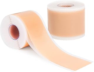 Silicone Scar Sheets (1.6”x60”Roll-1.5M), Silicone Scar Tape, Reusable Scar Removal Sheets for C-Section, Surgery, Burn, Keloid, Acne