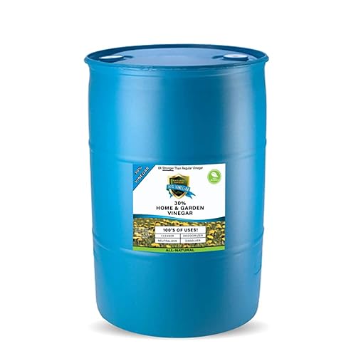 30% vinagre puro, natural y seguro, concentrado de fuerza industrial para el hogar y el jardín y literalmente cientos de otros usos, 6 veces más