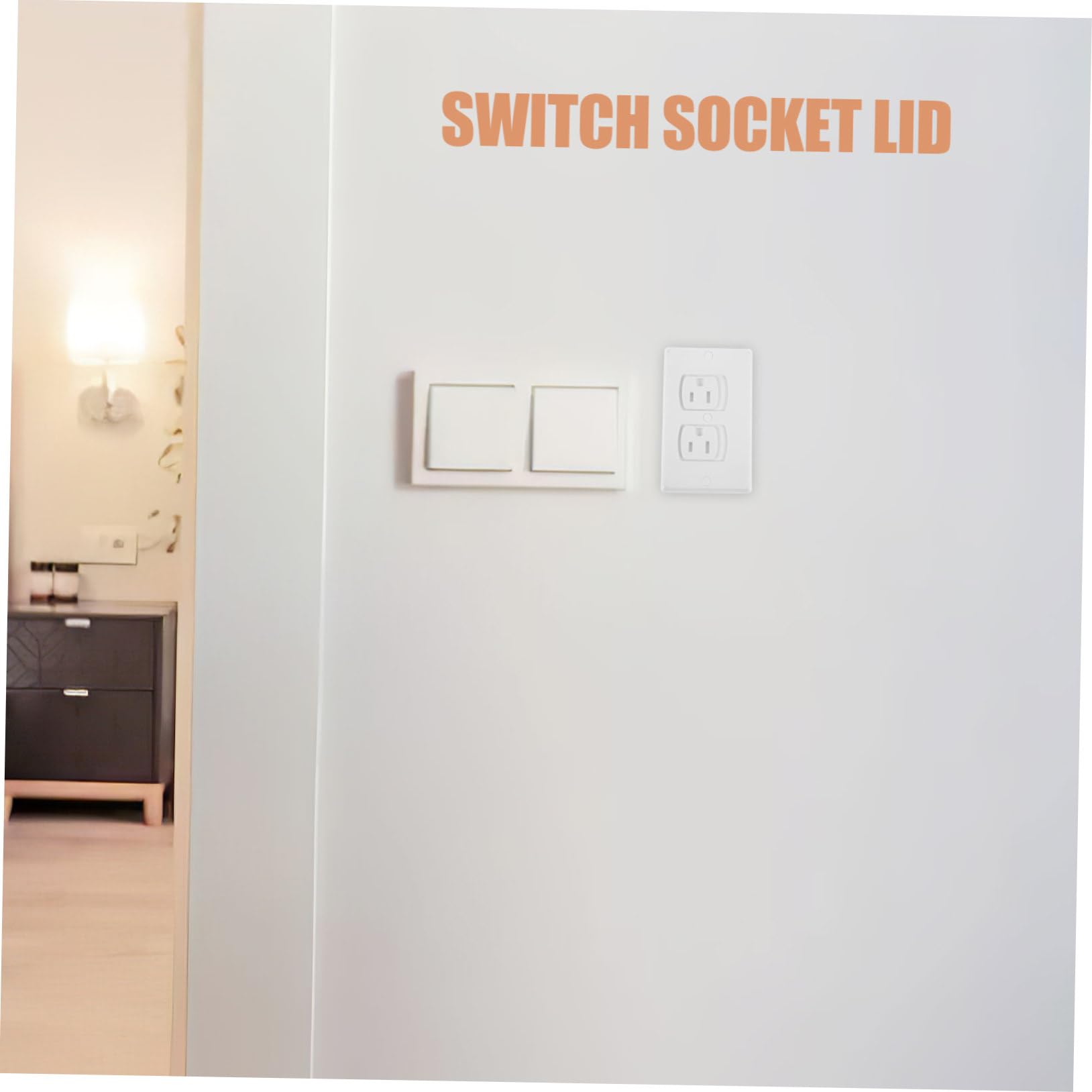 10pezzi Copriprese Elettriche Auto-chiudenti Per Design Sicuro e Resistente Protezione Per Outlet Casa Adatto Per Cucina e Camera Da Letto