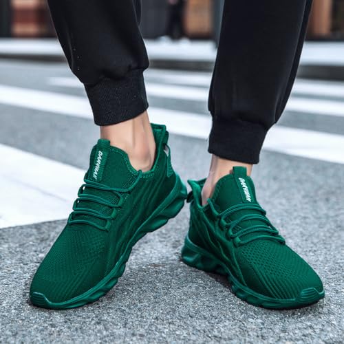 Image of Mens Walking Shoes Tennis Sneakers Running Workout Jogging Rubber Athletic Sole Ultra Light Breathable Comfortable Non Slip Fashion