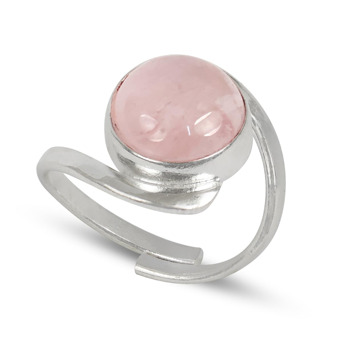 Crystu Adjustable Rose Quartz Gemstone Ring for Unisex Stone | Charged by Reiki Grand Master & Vastu Expert (B0CH4RGYQH) Amazon Price History, Amazon Price Tracker