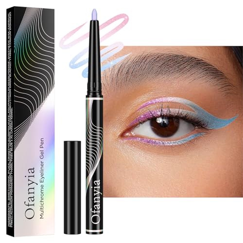 Lucoss Multichrome Lidschatten Stift, 2-in-1 Chamäleon Lidschatten für Eyeliner, hochpigmentierte Schimmer Lidschatten, wasserdichte langanhaltende Metallic Lidschatten Make-up (#02) Lucoss Multichrome Lidschatten Stift, 2-in-1 Chamäleon Lidschatten für Eyeliner, hochpigmentierte Schimmer Lidschatten, wasserdichte langanhaltende Metallic Lidschatten Make-up (#02)