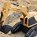 Dodoore Remote Control Excavator, 2.4GHz 1/12 Scale Gesture Sensing RC Excavator with 360° Rotating Worktable Automatic Demonstration, Programming 10 Actions Construction Vehicles with 3 Battery