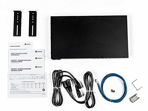 Image of Vertiv Avocent ACS8000 Serial Console, 48 Port Serial Console Server, Remote Data Center and Out of Band Management, USB Connectivity and Port Sensor, Dual AC Power (ACS8048DAC-400), Black