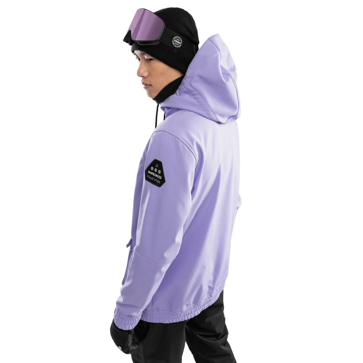 SIROKO - Giacca da Snowboard con Tasca a Marsupio W3 Halti