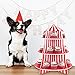 Super Z Outlet 3 Tier Cupcake Foam Stand with Circus Carnival Tent Design for Desserts, Birthdays, Decorations