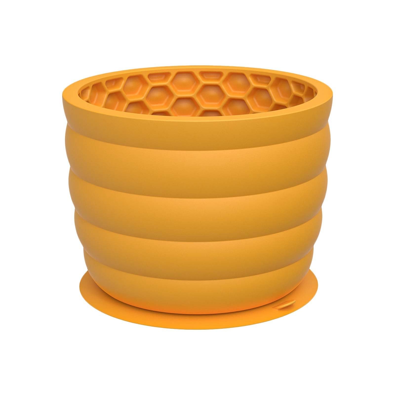 2026 Lick Bowl for Dogs, Anxiety, Slow Feeder, Lick Mat Dispenser, Non-Slip Lick Bowl for Dogs, Dog Toy for Dog Business, Small, Medium Large (YE2, 9.4 x 9.4 x 8.2 cm)