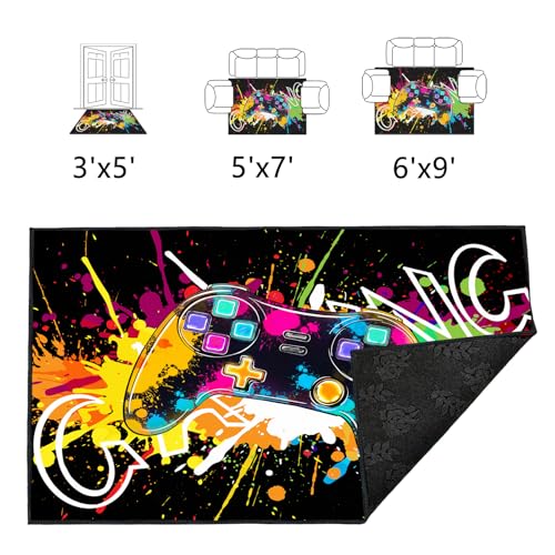 Tapete de juego 3'x5' con base antideslizante miniatura 4