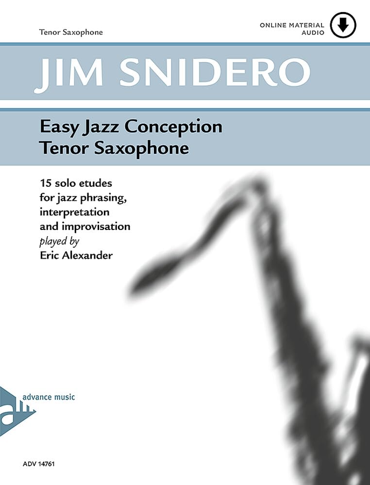Easy jazz conception saxophone +cd