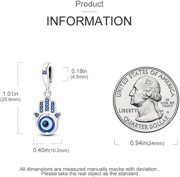 S925 Sterling Silver Charm Fit for Pandora Bracelet Original Pendant Bead Jewelry Gift for Her - Image 4