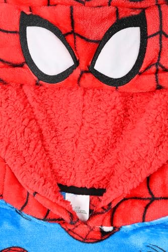Marvel Spiderman sweat à capuche en polaire de luxe finition premium couleur bleu