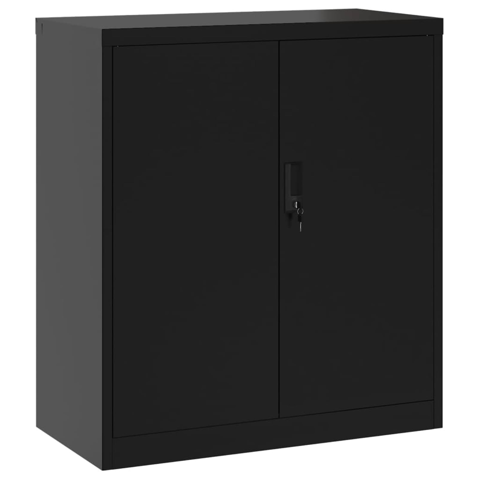 Armadio Classificatore Nero 79x40x90 cm in Acciaio,Armadi Archivio,Armadio Classificatore,Armadi da Ufficio,Schedario da Ufficio-339734