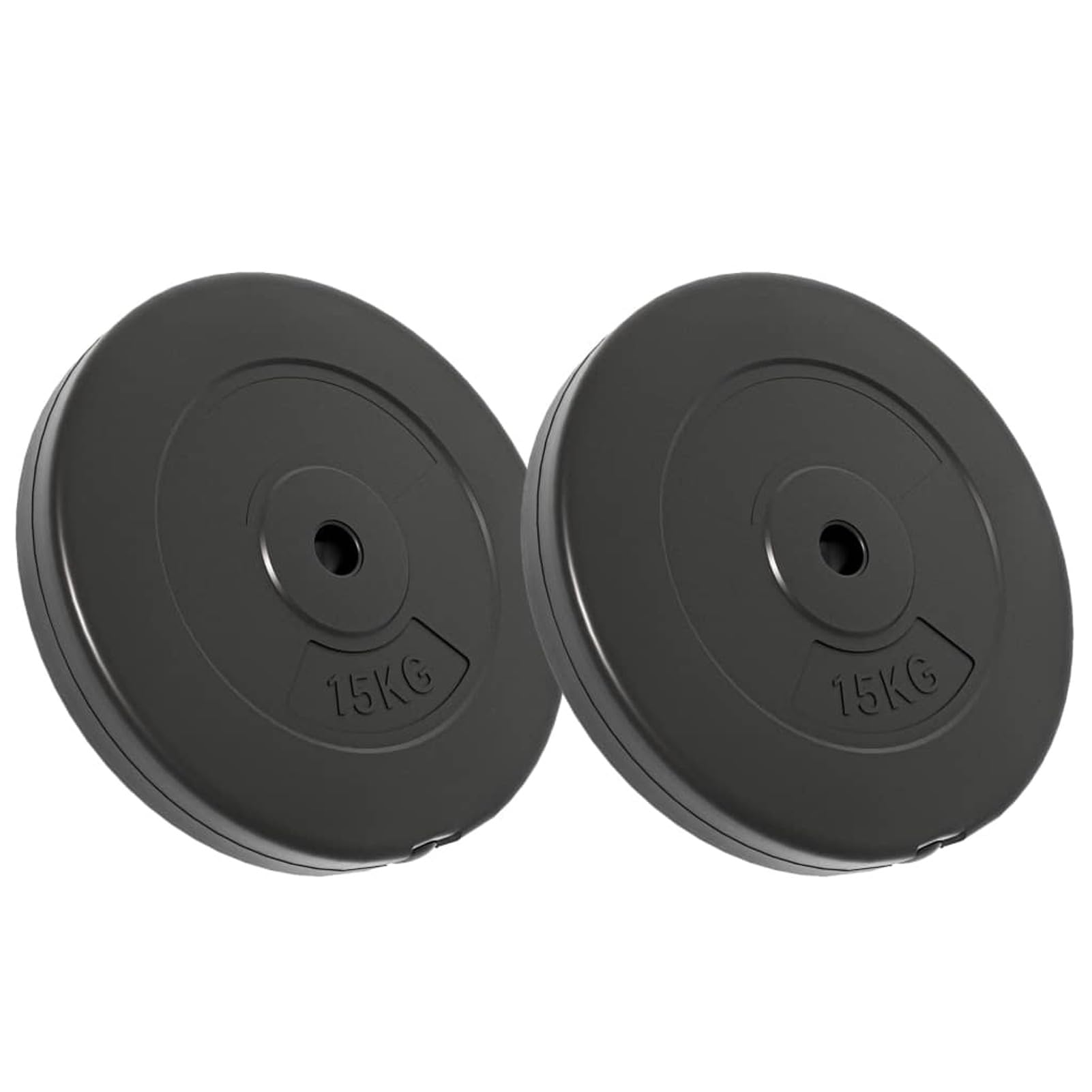 ShGaxin Krążki do hantli 2 szt. 30 kg, ciężarki fitness, sztangi, hantle, regulowana tarcza hantli, zestaw hantli i hantli, cement