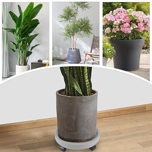 Carrito de jardín con ruedas – Carrito de plantas resistente para una fácil movilidad, perfecto para personas mayores y amantes del jardín, ligero, duradero, herramienta de jardinería al aire libre