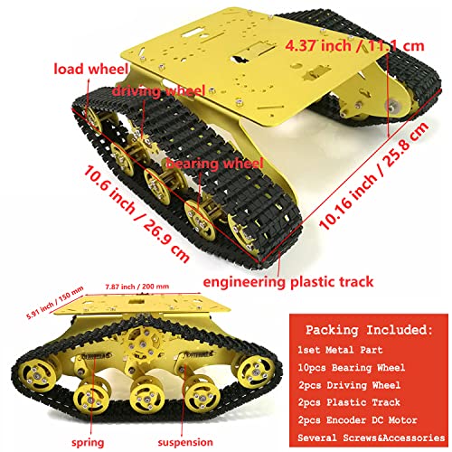 Châssis robot TS300 structure métallique haute précision pour modèle RC